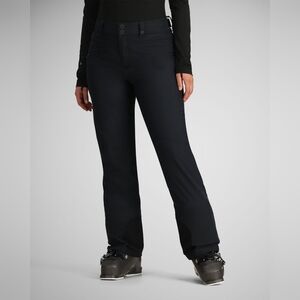 Obermeyer Black Malta Ski Snow Pants With Adjustable Waist Size 8